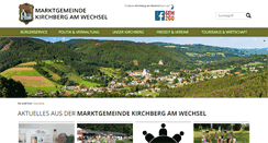 Desktop Screenshot of kirchberg-am-wechsel.at